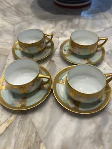 Rosenthal Selb Donatello Mini Cup And Saucer Set Of 4 - Picture 1 of 7