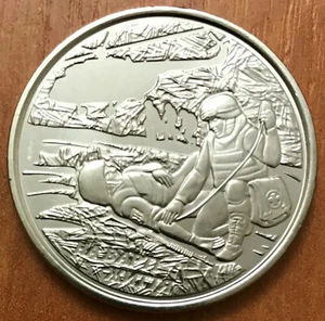 UCRANIA - 10 HRYVEN 2019 ""On guard of Life"" médicos militares, aleación de zinc - UNC - Imagen 1 de 3