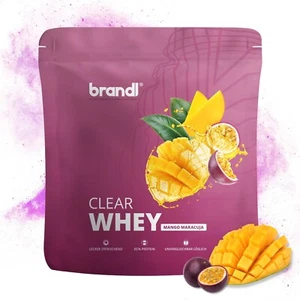 brandl® Clear Whey Protein - Erfrischender Eiweißshake | Mango Maracuja | 800 g - Bild 1 von 8