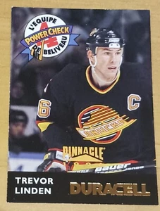 TREVOR LINDEN - 1996-97 Pinnacle Duracell Hockey L'Equipe Beliveau #JB11 - Picture 1 of 2
