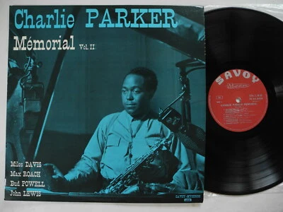 CHARLIE PARKER Memorial Vol II LP France Savoy RE EX — 第 1/2 张图片