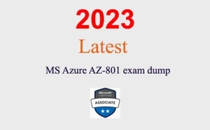 MS Azure AZ-801 zrzut gwarantowany (aktualizacja 1 miesiąc) - Zdjęcie 1 z 1