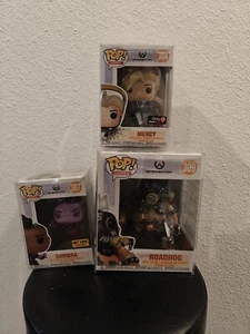 Funko Pop! Overwatch - Roadhog (6 inch) #309, Cobalt Mercy GS 304, Sombra HT 307 - Picture 1 of 4