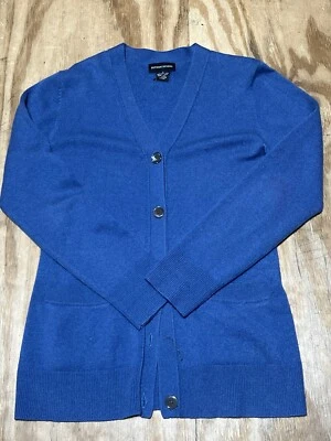 sutton studio cashmere sweater Cardigan Women S Green Knit Long Sleeve @DF - Image 1 of 4