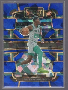 2023 Panini Select Concourse Blue Cracked Ice Prizm Brandon Miller #80 Rookie RC - Picture 1 of 2