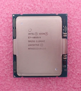 Intel Xeon Sixteen-Core E7-4850v4 2.10GHz Processor CPU 40MB Cache LGA2011 SR2S2 - Picture 1 of 2