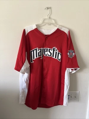 Нашивка Majestic MLB NO22 MLB All-Star Game Jersey National League размер XL красная - Изображение 1 из 4
