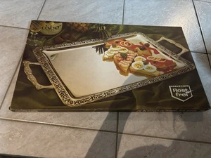 Servierplatte Edelstahl 52x31cm - Bild 1 von 3