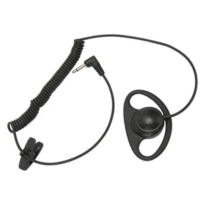 D Shape Single Side Earphone 3.5Mm D Shape Ear Hook Earpiece With Coiling De SPC - Zdjęcie 1 z 12
