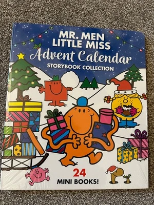 MR MEN & LITTLE MISS CHRISTMAS ADVENT CALENDAR: 24 BOOK COLLECTION - NEW SEALED! - Image 1 of 4