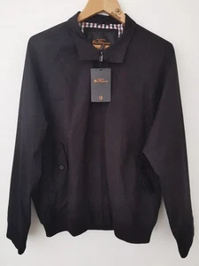 Schwarze Baumwolljacke von Ben Sherman Größe Large/XL * NEU neu mit Etikett - Bild 1 von 13