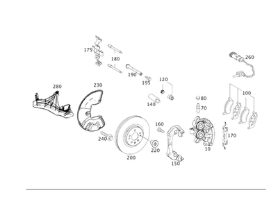 Оригинальный корпус поршня Mercedes-Benz 166-421-04-81 - Изображение 1 из 2