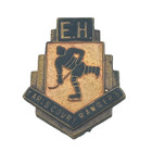 Vintage Earls Court Rangers Ice Hockey Supporters Enamel Pin Badge 1930s 1940s