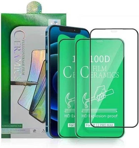 Ceramic Film Screen Protector Explosion Proof Shatter Clear Gloss Film - Black - Picture 1 of 4