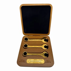Mac Tools 1993 24k vergoldet kurz 3-teiliges Schraubenschlüssel-Set Serie # 3417 - Bild 1 von 6