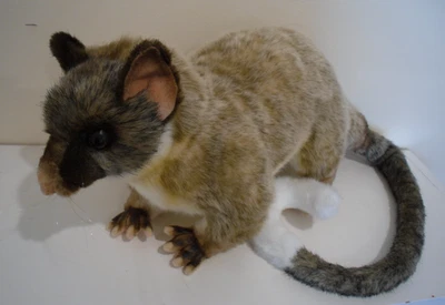 HANSA  Brush Tail  POSSUM  Soft Toy - Standing  - 21 cm.  Lifelike  &  Cute  New - image 1 of 4