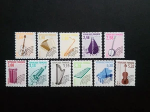 FRANCIA MI-NR. 2871-2881 NUEVOS (COMO NUEVO) INSTRUMENTOS MUSICALES 1992 GUITARRA SAXOP - Imagen 1 de 1