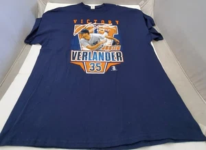 Justin Verlander Victory Men’s Blue Shirt Size 2XL - Picture 1 of 5