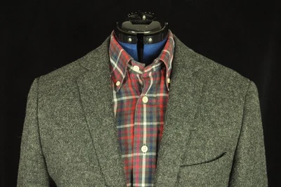 J. Crew Ludlow Moon British Wool Tweed Charcoal Gray Sport Coat 40 Long - Image 1 of 4