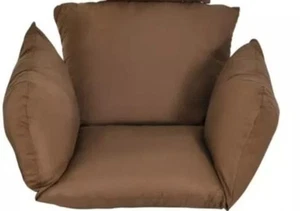 Garten Ei Stuhlkissen Set Schaukel Hängesessel Matte Kissen Terrasse Outdoor braun - Bild 1 von 3