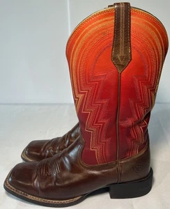 Botas de rodeo Ariat Waylon redondas para mujer color tostado con varilla Sunrise #10021587 talla 8B - Imagen 1 de 14