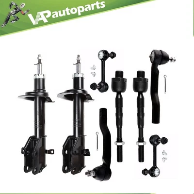 For 2007 2008 2009 2010 Ford Edge Lincoln MKX FWD Front Struts Sway Bar Tierods - Image 1 of 4