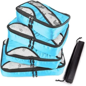 X2 Faltbare Packwürfel 5-teiliges Set Reise Reise Organizer Taschen Koffer Gepäck - Bild 1 von 16