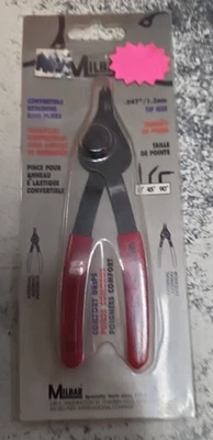Vintage MILBAR 32R Internal External Convertible Retaining Ring Pliers USA Made - Image 1 of 4
