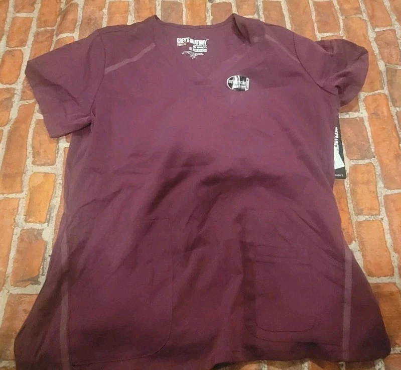Greys Anatomy Impact Womens Scrub Top Sz Large Nwt - Image 1 of 1