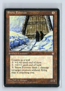 SNOW FORTRESS – MTG Magic the Gathering Card – Ice Age – Rare - Picture 1 of 6