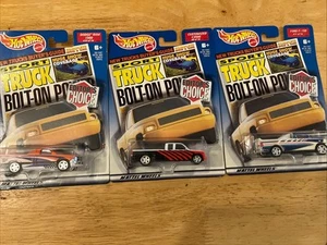 Hot Wheels Sport Truck Bolt-On editors choice - C3500, Ford F-150, Ram 150 NIP - Picture 1 of 5