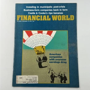 Financial World Magazine Vtg November 12 1975 Rare Ads - Picture 1 of 4