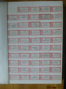49 R-Zettel BRD, PLZ-Gebiet 3 und 4, 1- bis 4-stellige PLZ: Nummer. 001 bis 049 - Bild 1 von 1
