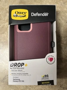 Otterbox Defender Series Case W/ Holster Galaxy A72 5g Purple & Pink NEW B11 - Photo 1 sur 2