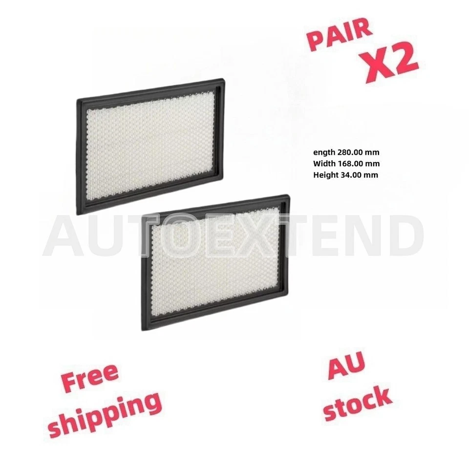 2X Air filters for NISSAN Bluebird  2.4L  1993-1997 - image 1 of 1