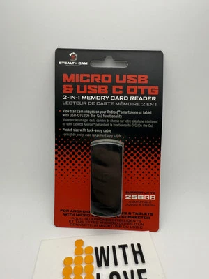 Stealth Cam STC-SDCRAND Micro USB Memory Card Reader For Android & Tablets - Image 1 of 2
