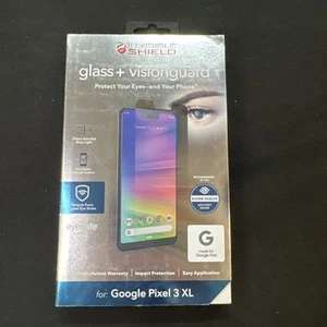 ZAGG Invisible Shield Glass+ VisionGuard for Google Pixel 3 XL - Clear - Photo 1 sur 2