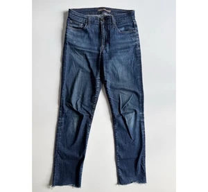 JOES JEANS Straight Ankle Raw Hem Straight Leg Jean Womens 27 (28x27.5) Blue - Picture 1 of 12