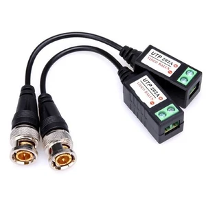 UTP 202A Passive Transceiver Video Balun Connector UTP BNC Cat5 For CCTV Camera - Photo 1/10