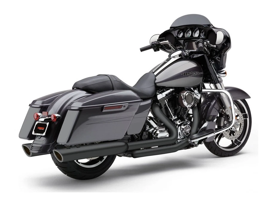 Escape Cobra 6106RB negro 4" 909 Twins para Harley Touring 95-16 Foto 1 de 2