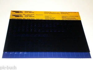 Microfich Spare Parts Catalog Austin Rover Princess 2 Stand 10/1981 - Bild 1 von 1