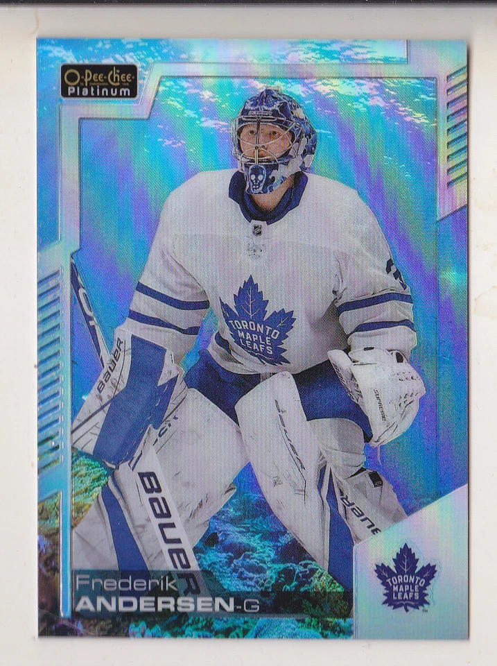 20-21 OPC Platinum Frederik Andersen /499 AQUAMARINE Maple Leafs 2020 - Image 1 of 1