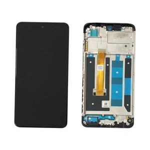 LCD TOUCH SCREEN ORIGINAL FRAME SCREEN DISPLAY FOR REALME C55 RMX3710 BLACK - Picture 1 of 3