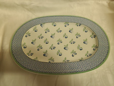 Villeroy & Boch Provence Blue Weave Oval Platter 16in