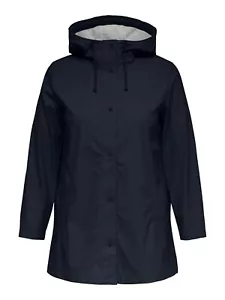 Manteau imperméable femme Only Carmakoma bleu 15245956 taille XL/54 - Photo 1/2