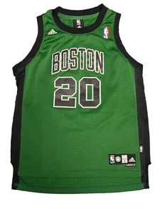 Adidas NBA Jersery Green Big Boys Size Large Boston Celtics 20 Allen - Picture 1 of 14