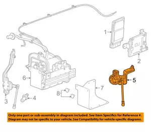 Cadillac GM OEM 14-15 XTS Ride Control-Rear Position Sensor 23180307 - Foto 1 di 3