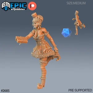 6K Resin 32mm Epic Miniatures Mrs. Claus Present (Medium) for D&D, Role-Play - Picture 1 of 1