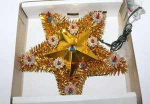 Weihnachten auf der Hauptstraße Stern Baumspitze beleuchteter Baumaufsatz im Originalkarton - Bild 1 von 4