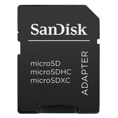 kQ Sandisk Adapter von microSD auf SD Speicherkarte und microSDHC auf SDHC - Bild 1 von 2